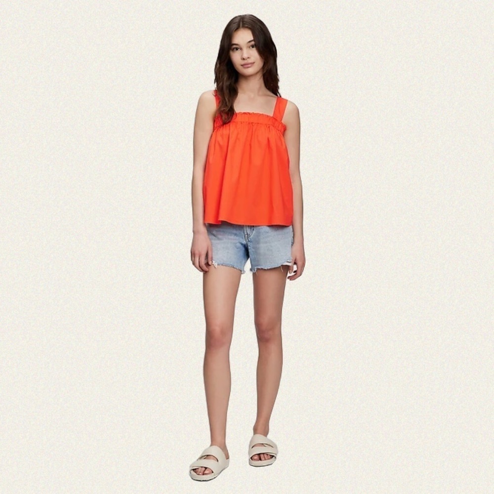 Gap Tie-Back Babydoll Tank Top